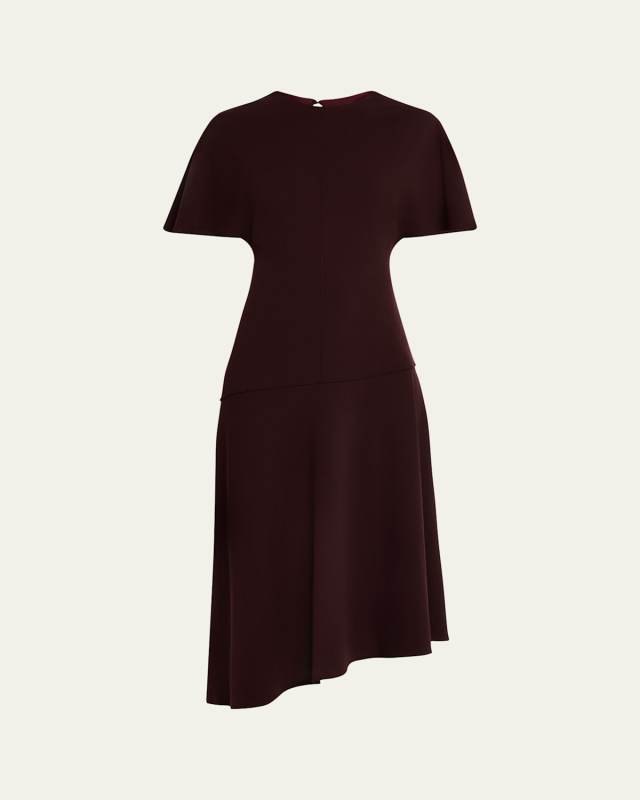 Nicola Asymmetric Midi Dress
